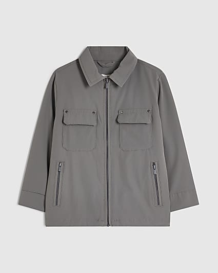 Mini Boys Grey Shacket