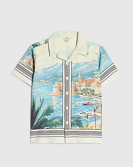 Boys Multi Colour Riviera Short Sleeve Shirt