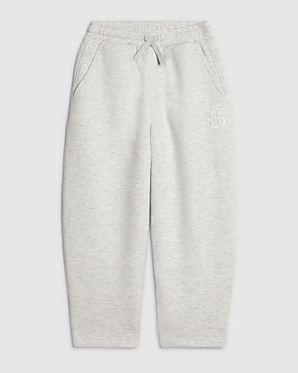 Boys Grey Premium Barrel Leg Joggers