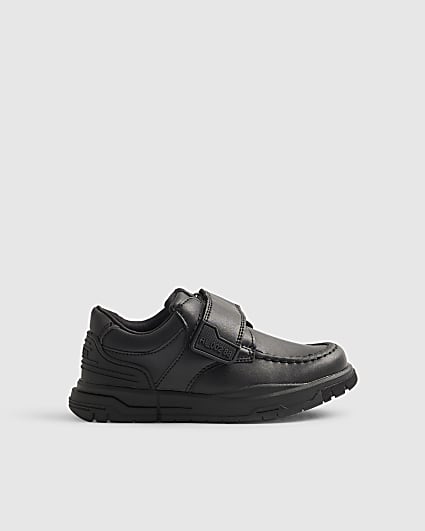 Mini Boys Black Velcro Shoes
