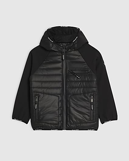Boys Black Palais Dept Hooded Jacket