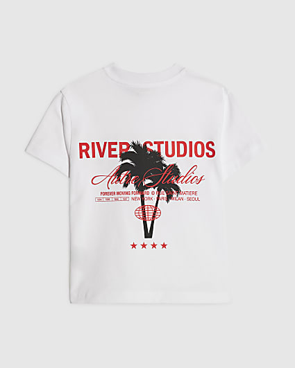 Mini Boys White River Studios T-Shirt