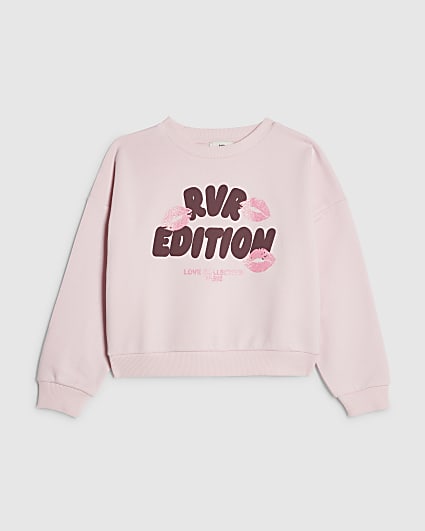 Girls Pink RVR Edition Sweatshirt