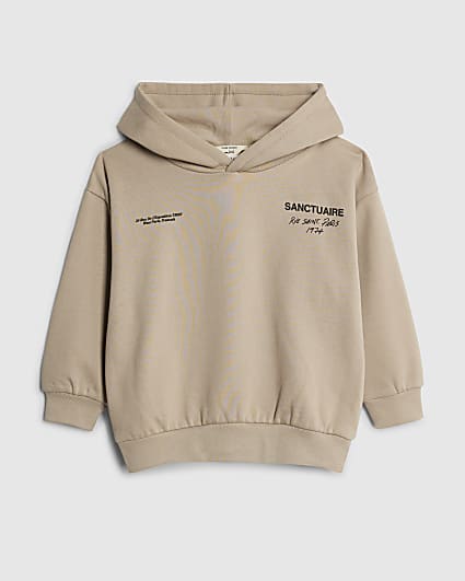Mini Boys Beige Sanctuaire Hoodie