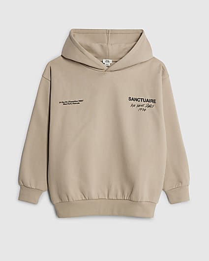 Boys Beige Sanctuaire Hoodie