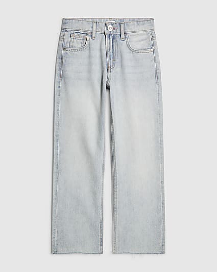Girls Blue Straight Jeans