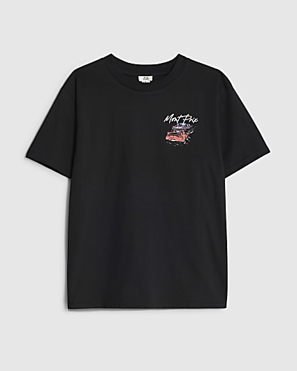Boys Black Mont Prix Car T-Shirt