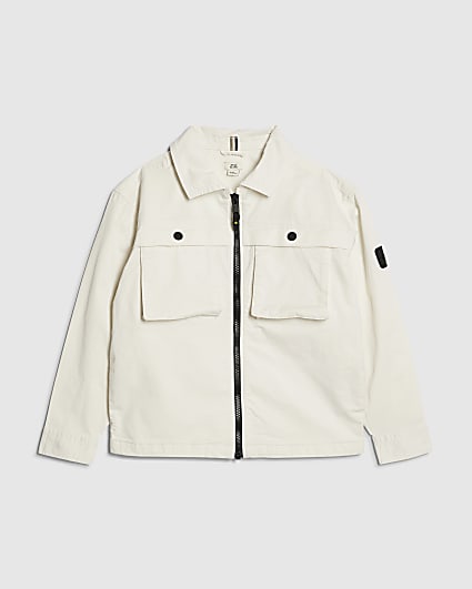 Boys White Shacket