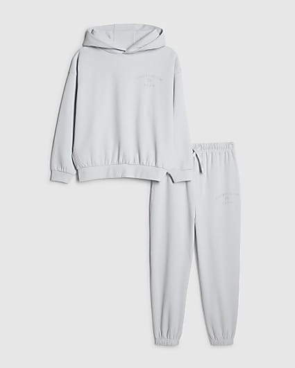 Boys Blue Essentialism Hoodie Joggers Set