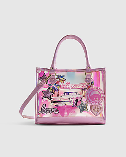 Girls Pink Year Zero Jelly Shopper Bag