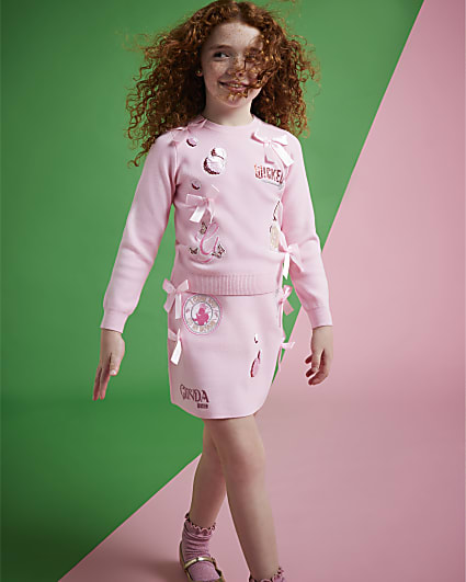 Wicked Girls Pink Glinda Icons Knitted Set