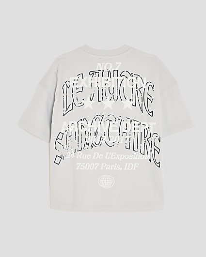 Boys Blue Gothic Wordy T-Shirt