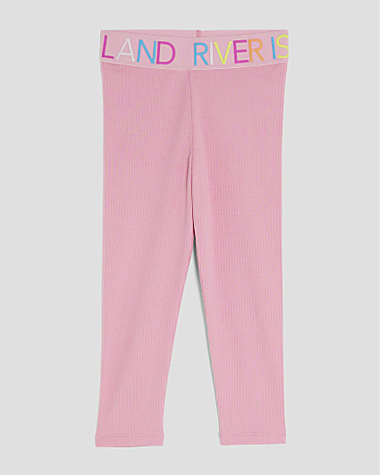 Mini Girls Pink Multi RI Leggings