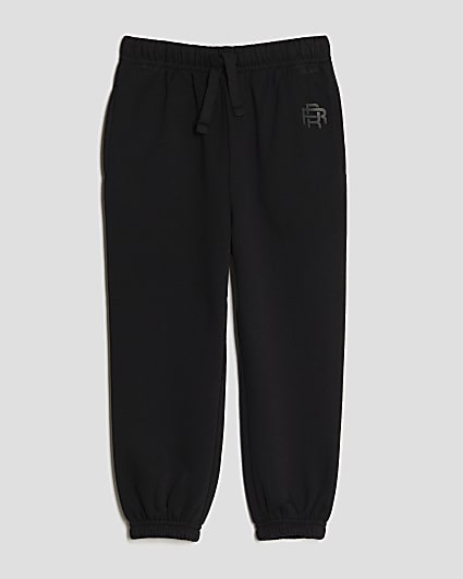 Mini Boys Black Joggers