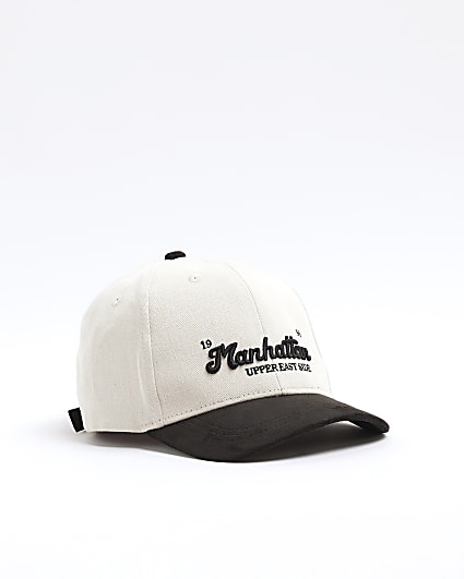 Boys Cream Manhattan Baseball Cap