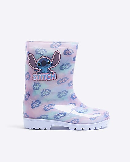 Blue Stitch Wellies