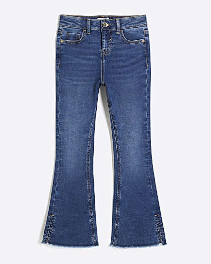 Girls Blue Flared Jeans