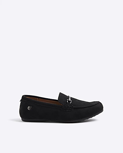 Boys Black Loafers