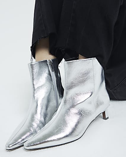 Hadlee heeled boot silver hot sale