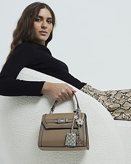 River island beige bag shop