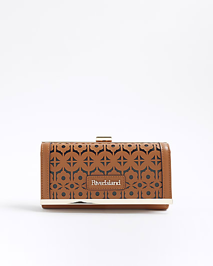 Brown Laser Cut Purse