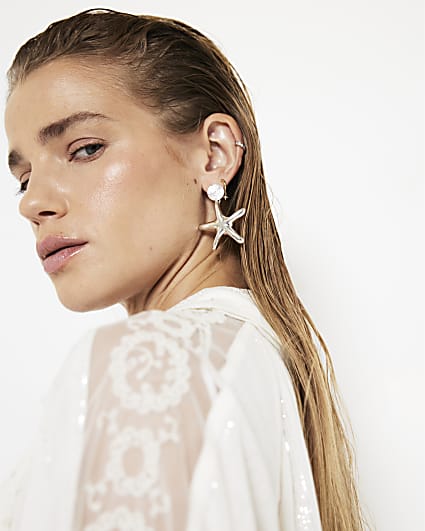 River island earrings sale discount