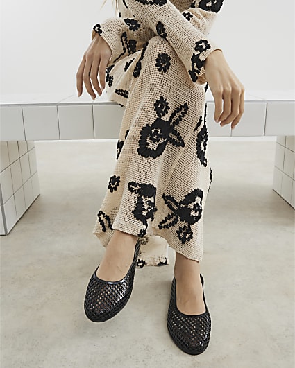 Black Juju Jelly Ballet Pumps