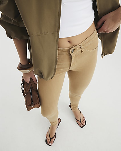 Beige Skinny Jeans
