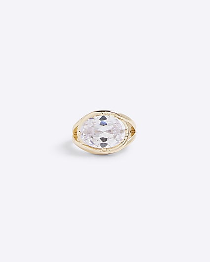 Gold Statement Stone Ring