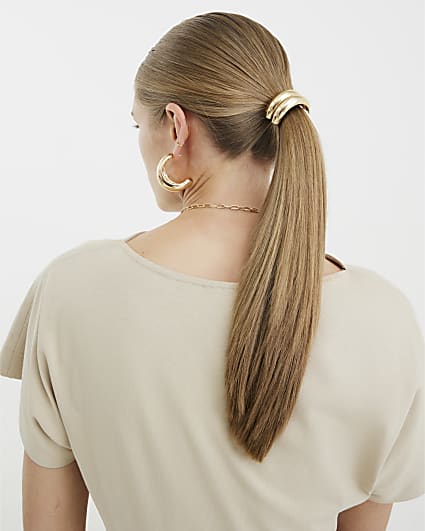 Gold Curved Hairband