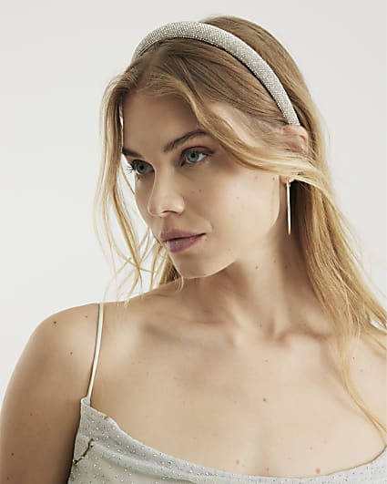 Silver Rhinestone Headband
