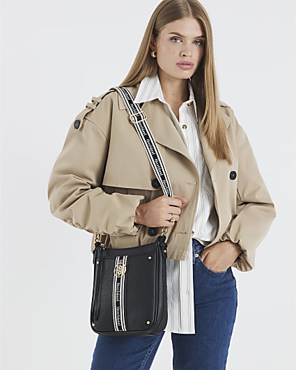 Black RI Pocket Messenger Bag