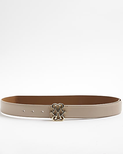 Grey RI Swirl Buckle Belt