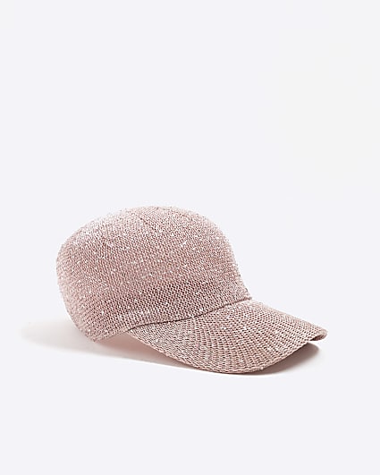 Pink Sequin Cap