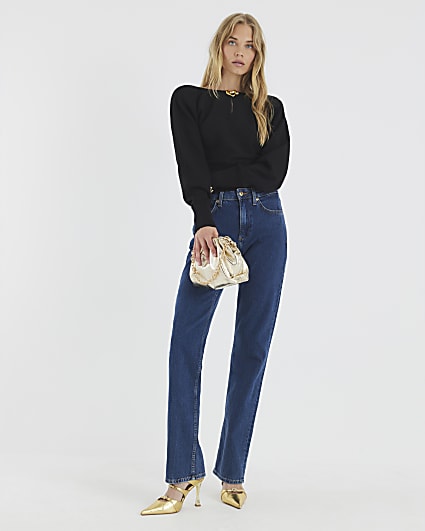 Black Keyhole Jumper