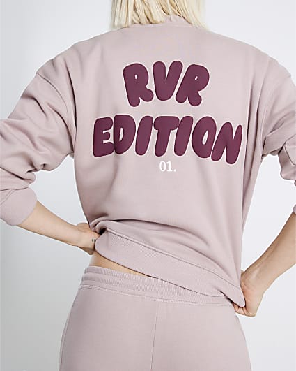 Pink RVR Edition Back Print Sweatshirt