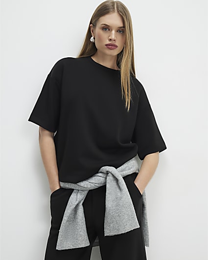 Black Premium Boxy T-Shirt