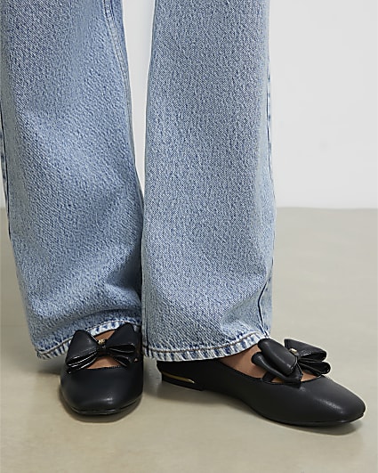 Black Bow Ballet Flat