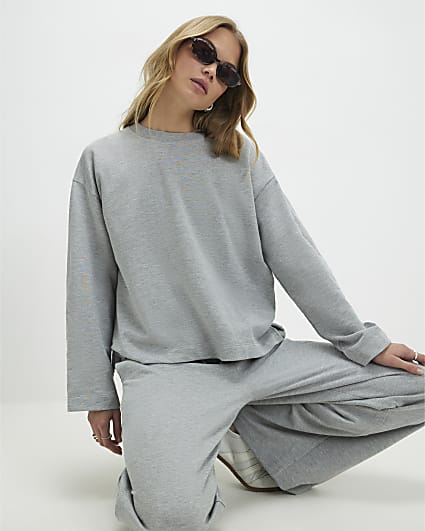 Grey Long sleeve Sweatshirt