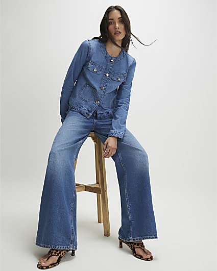 Blue Denim Trophy Jacket