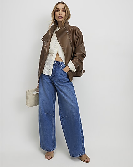 Blue Baggy Fit Jeans