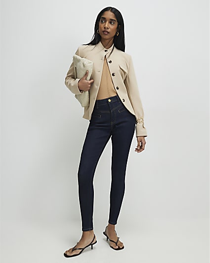 Blue Welt Pocket Skinny Jeans