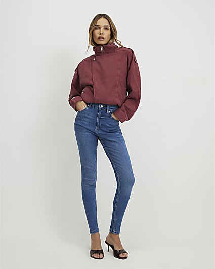 Blue Comfort Skinny Jeans