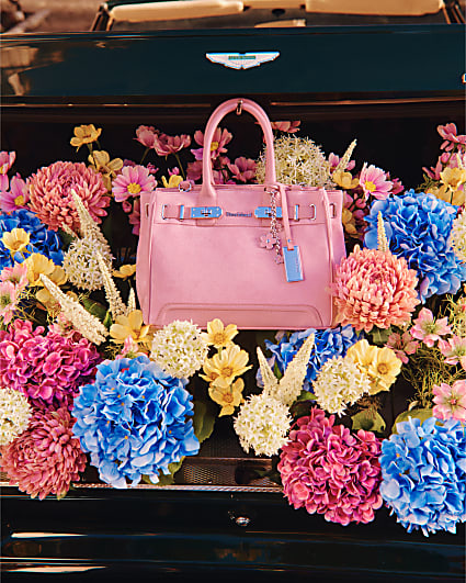 Pink Soft Lock Front Tote Bag