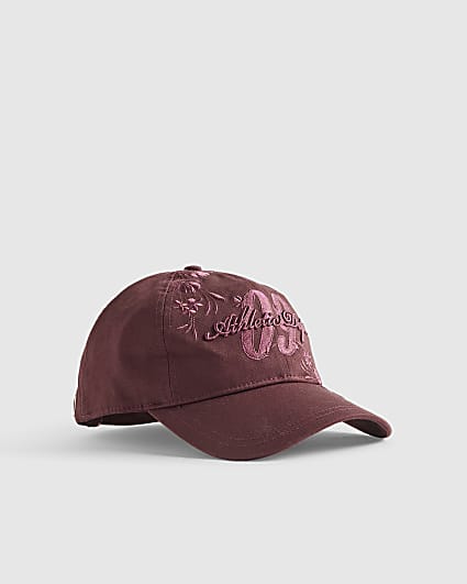 Red Floral Sports Cap