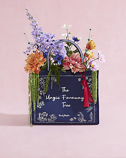 Navy Enid Blyton Large Shopper Bag