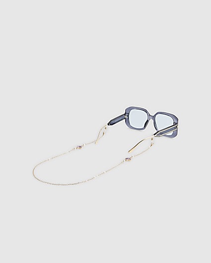Gold Lilac Gem Sunglasses Chain