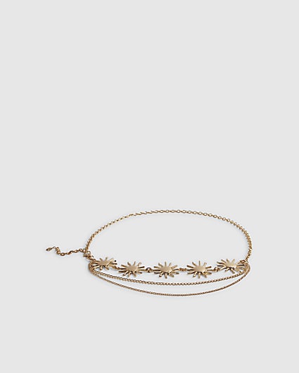 Gold Sun Chain Belt