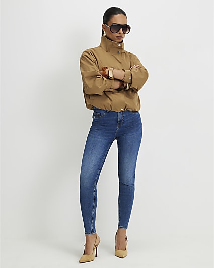 Petite Blue Sculpt Skinny Jeans