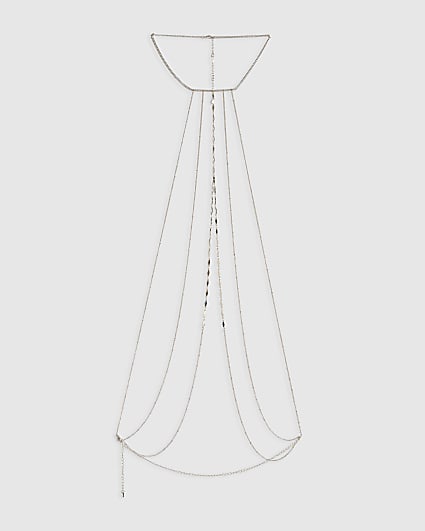 Silver Layered Body Chain